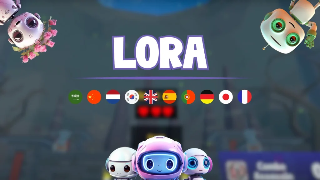 Lora Learning VR language learning game