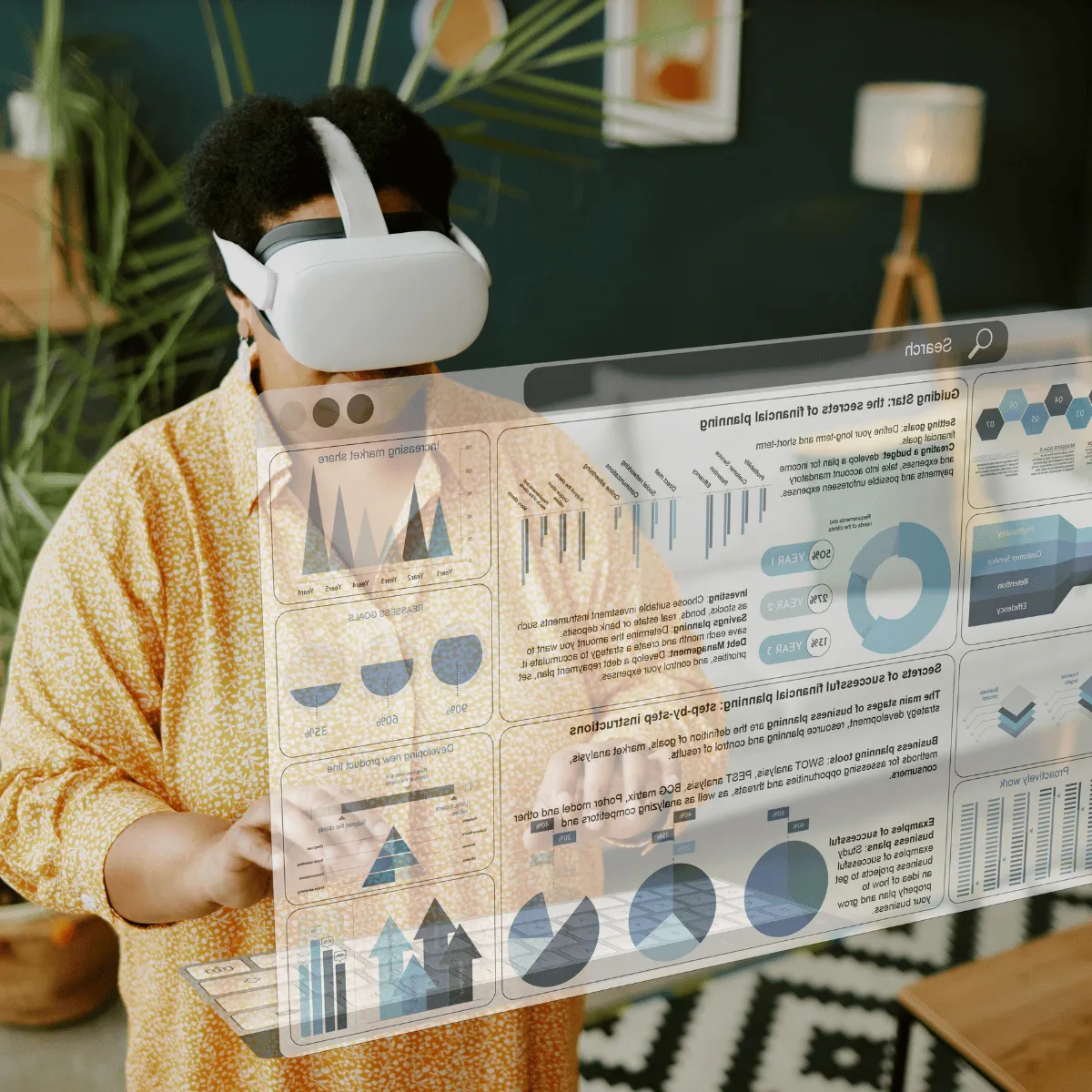 VR interaction design